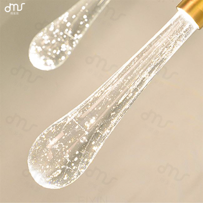 水滴吊燈酒店大堂復(fù)式樓樓梯間別墅豪宅長(zhǎng)吊燈時(shí)尚吊燈樓梯水滴燈