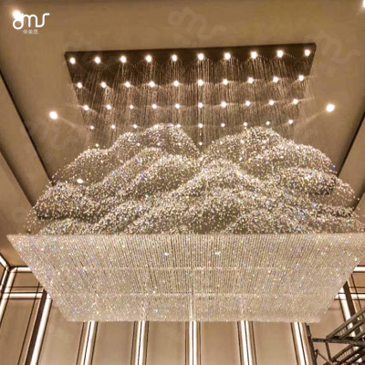 酒店會(huì)所KTV宴會(huì)廳別墅豪宅創(chuàng)意山水水晶吊燈售樓處沙盤水晶吊燈