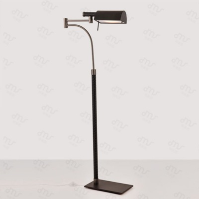 皮革輕奢美式落地燈