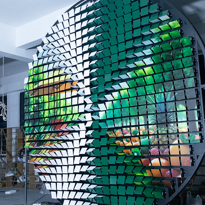 機械矩陣動態(tài)翻轉屏