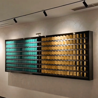 DMS機械矩陣動態(tài)單面翻轉屏裝置